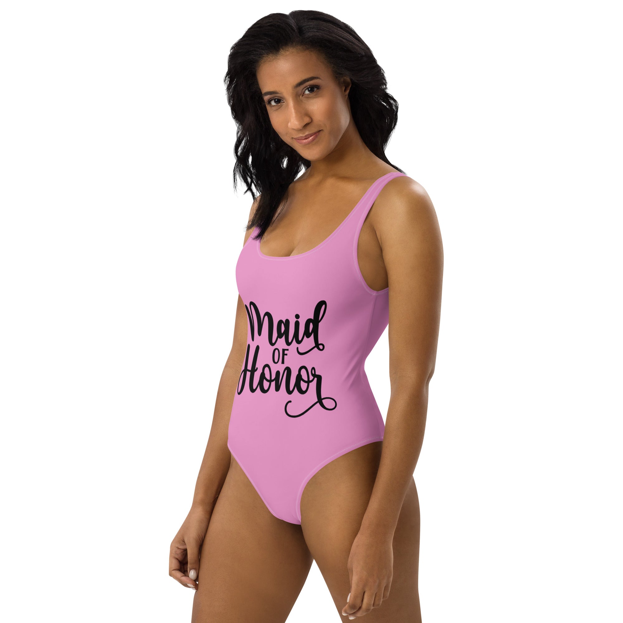"Maid of Honor" Bridal One-Piece Swimsuit